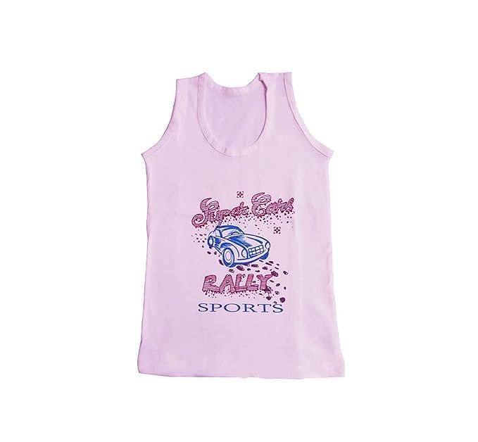 Pari Lifestyle Printed Sleevless Summer Vest/Baniyan/Sando Innerwear for Kids/Boys/Girls Pack of 6 3 410sjEyeCDL