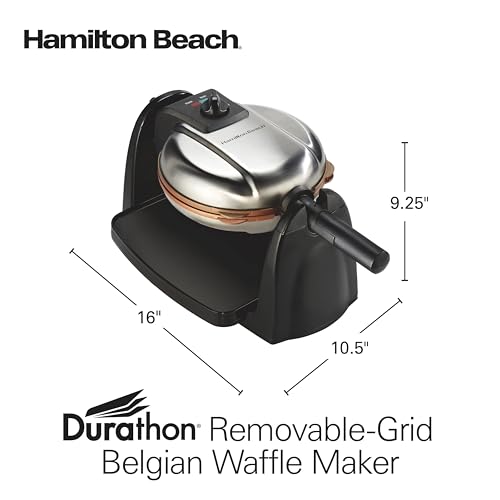 Hamilton Beach Easy Flip Belgian Waffle Maker With Shade Control - image 8