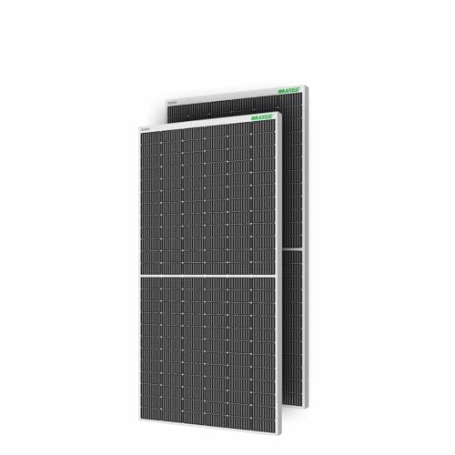Image of WAAREE 450 Watt Mono PERC Solar Panel - High-Efficiency Half-Cut Technology | BIS & IEC Certified | Framed Module | 25 Years Output Warranty | 900 WATT | Pack of 2