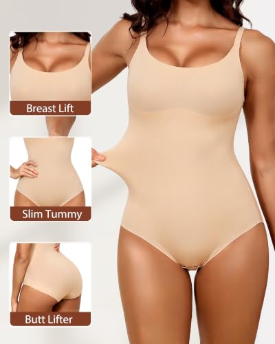 Image of Shapewear Bodysuits For Women Seamless Tummy Control Body Suit