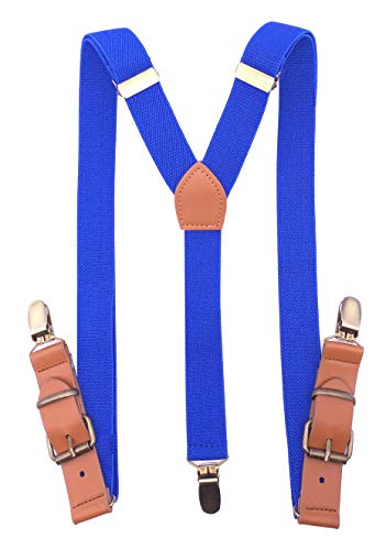 Y-Back 2.5cm Wide Suspenders for men, Adjustable and Soft for Comfort Fit