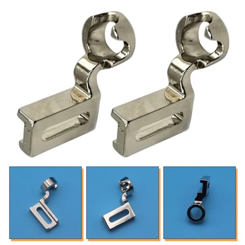 Juego de 2 pies prensatelas para máquina de coser miniatura 7