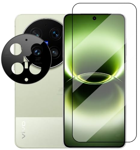 Image of [1+1 Tempered Glass for Vivo X300 Ultra 5G with Camera Glass Protector Edges to Edge Screen Guard Protector 9H Hardness - (Pack of 2)