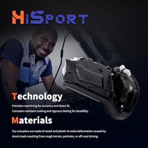 Image of HiSport 72610-T0A-H01 Door Lock Actuator Rear Passenger Side Compatible with Honda CR-V 2014-2016, FIt 2015-2016, 72221