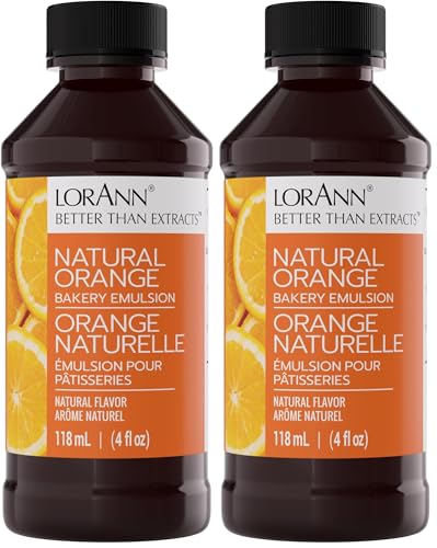 Image of LorAnn Orange Bakery Emulsion, 4 ounce bottle (Pack of 2)