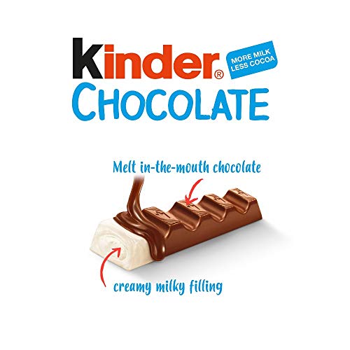 Kinder Milky Chocolate Snack Bars Medium 6 x 21g
