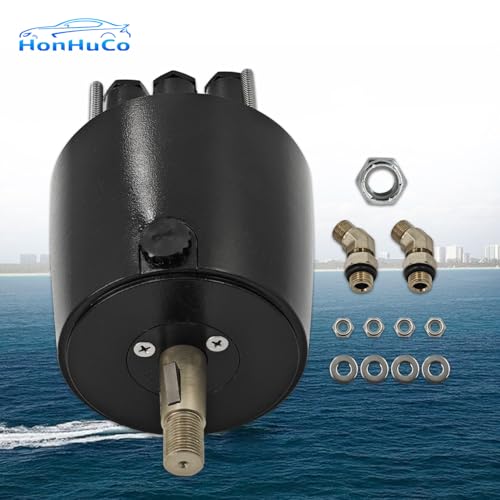 Image of 300HP HH5770-3 Marine Hydraulic Helm Pump Fit for Seastar Pro 2.0 | Front Mount Outboard Boats Hydraulic Outboard Steering Pump Boat Replace# ZA0350