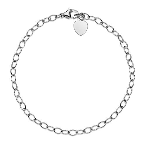 La lunghezza del bracciale è regolabile fino a 22 cm, la chiusura è un moschettone a molla pratico e resistente. La dimensione dello charm Cuore Tiffany è di 11 x 8 mm.