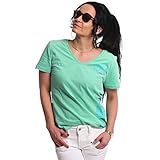 YAKUZA JODAS V-Neck Loose Fit T-Shirt für Damen