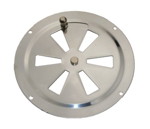 Lüftungsgitter Lüftungsblech Kiemengitter Kiemenlüfter Rundlüfter Edelstahl (Rundlüfter Schiebeverschluss, 150mm)