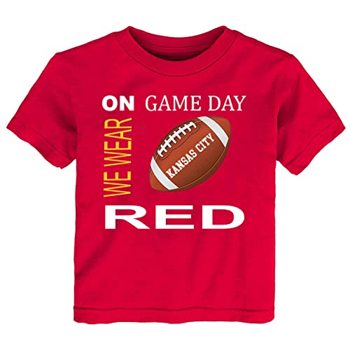 On Gameday Football Baby/Toddler T-Shirt for Kansas City Fans