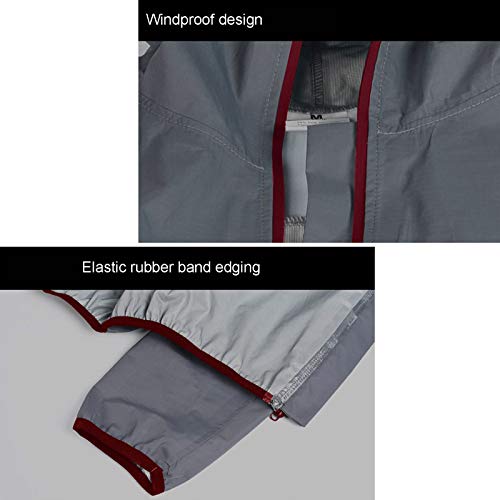 Conjunto Impermeable Ligero con Chaqueta y Pantalón Morado XX-Large miniatura 4