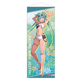 短時間値引　初音ミク　等身大　巨大　タペストリー　レーシングミク　ポスター　新品 短時間値引 初音ミク 等身大 巨大 タペストリー レーシングミク