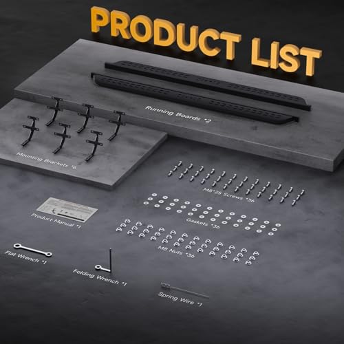 Estribos Super Cab de acero para Ford F-150 y F-250 miniatura 7