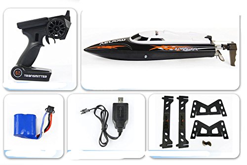 Udirc Venom 2.4GHz High Speed Remote Control Electric Boat (Black) - Thumbnail 4