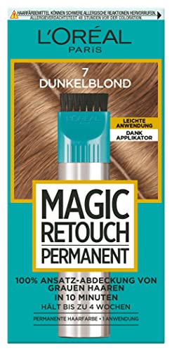 L'Oréal Paris Magic Retouch - Cubierta permanente para raíces, color rubio oscuro 7