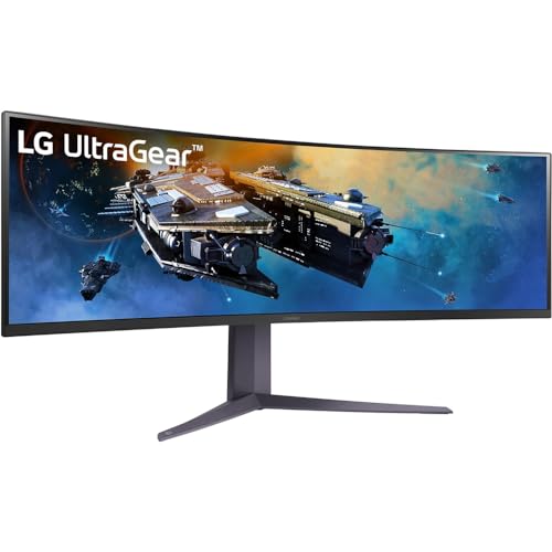 LG 45GR75DCB 45-inch Ultragear Curved Gaming Monitor, 3-Way Adjustable Stand Bundle with 3 YR CPS Enhanced Protection Pack - Image 4