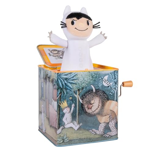 KIDS PREFERRED Where The Wild Things are Max Jack-in-The-Box - Musical Toy for Babies, 6.5