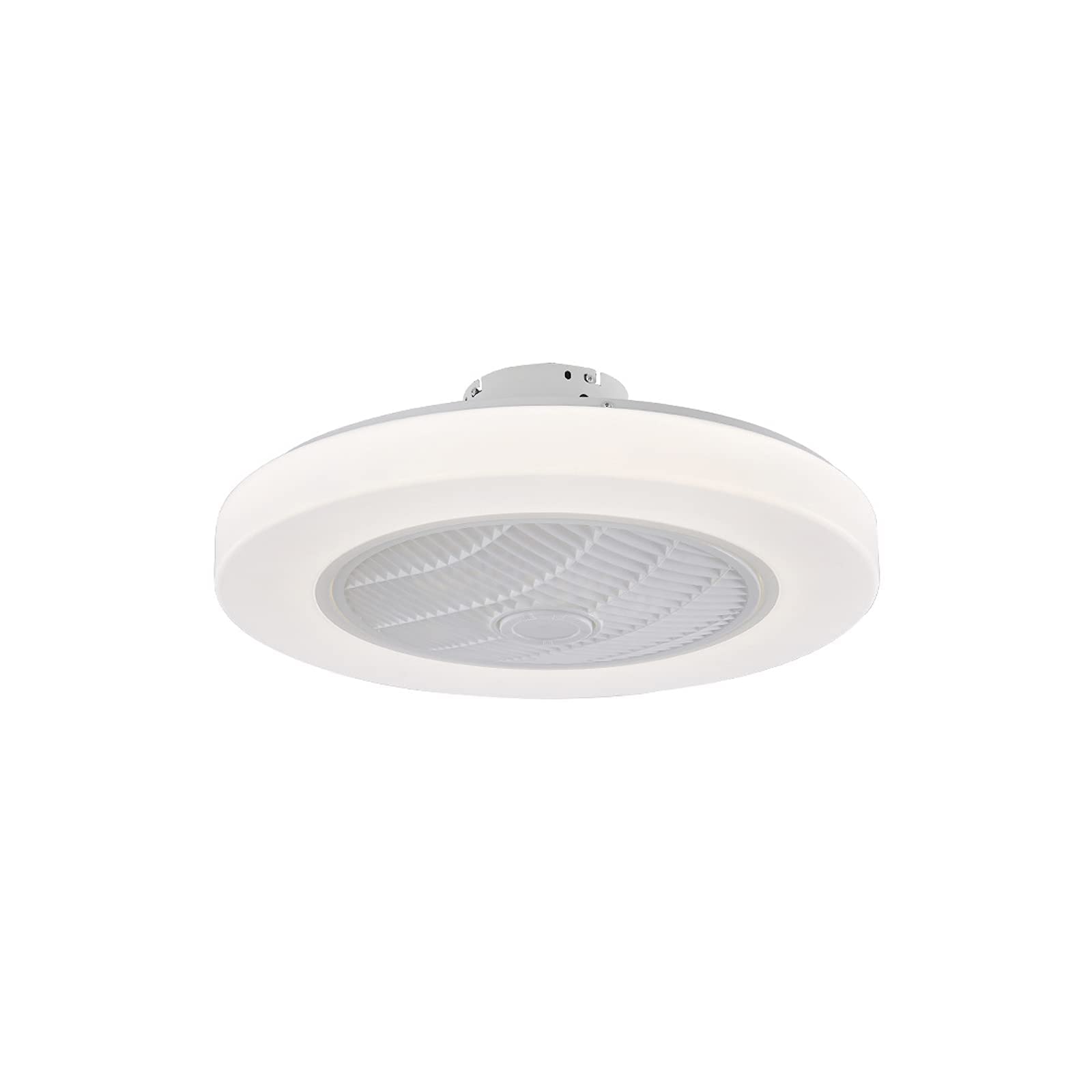 Ventilateur de plafond silencieux avec lumière télécommande plafonnier lanterne salon