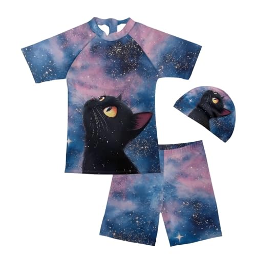 Girl 3-Piece Swimsuit Summer Swim Shirt Set