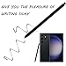 S23 Ultra S Pen for Samsung Galaxy S23 Ultra 5G Stylus Pen S23 Ultra S Pen Replacement withoutBluetooth Function(Phantom Black)