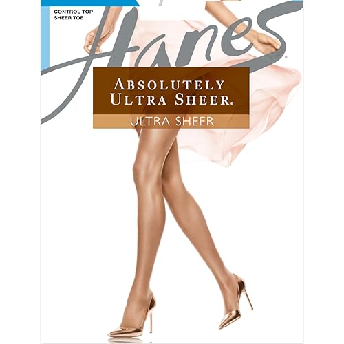 Hanes Women's Absolutely Ultra Sheer Control Top with Toe3