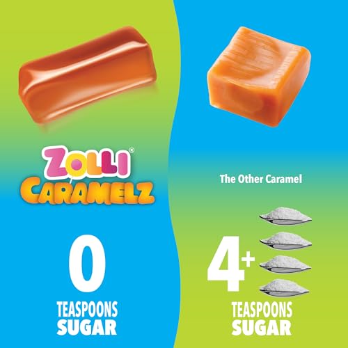 Zolli Caramelz - Irresistibly Delicious, Sugar-Free Treats with Natural Colors, Dairy-Free Formula (Pack of 2) - image 2