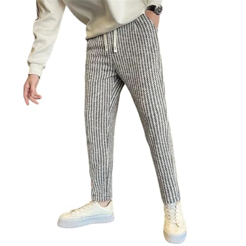 Men's Slim Fit Trousers Big Size Vintage Plus Korean Style Pants