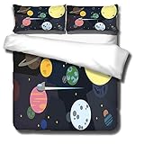 ZSDFPW Funda nórdica Impresa en 3D Negro Amarillo Naranja C