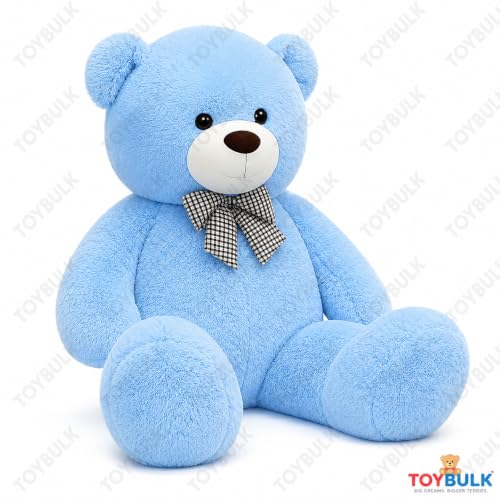 Image of 6 Feet Sky Blue Teddy Beara Plush Toy | Jumbo Soft Stuffed Animal for Kids, Girls & Adults | Cute Huggable Gift for Birthday, Anniversary & Valentine's Day (6 Feet SkyBlue)