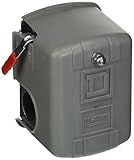 Telemecanique Sensors 9013FHG52J59M1 Air-Compressor Pressure Switch, 175 psi Set Off, 40 psi Fixed Differential, 1/4' NPSF Internal, Auto/Off Cut-Out Lever