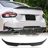 MCARCAR KIT Carbon Fiber Trunk Spoiler Compatible with 2022-2025 BMW 2-Series G42 Coupe and G87 M2 Rear Spoiler Tail Wing Lip Factory Outlet