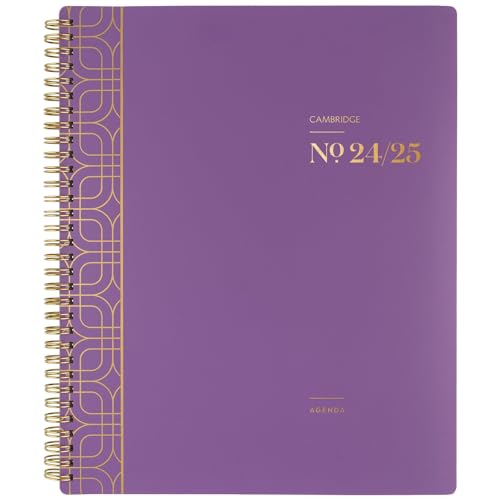 Agenda 2024-2025 hebdomadaire et mensuel Cambridge grand équilibre
