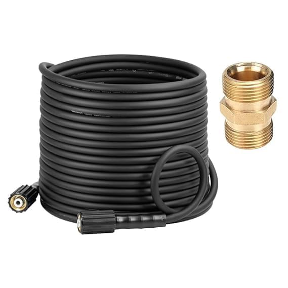 High Pressure Washer 2750 PSI 8 Meter Output Hose Pipe Black Color Steel Threaded with M22 Connector-image-13