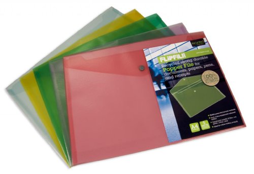 Preisvergleich Produktbild Flipfile A4 Popper File Assorted Colours