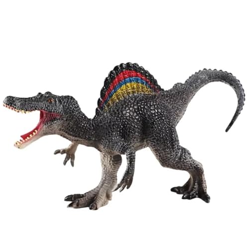 Image of FUNFOB Dinosaur Toy Figure Width -19cm Spinosaurus Dinosaur Toys for Kids & Adults PVC Multicolour | Rainbow Back Dino SML