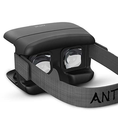 Image of ANTVR 3D Immersive Virtual Reality Glasses Cardboard VR Box Headset for 5.0 inch-6.0 inch Smartphone Xiaomeng - Black