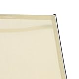 Nexos ZGC34468 Gartenliege Sonnenliege Liegestuhl Klappliege – für Terrasse Balkon – klappbarer Gartenstuhl aus Alu & Stahl & Textilene – Creme Anthrazit, - 4