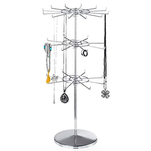 Polmart Heavy Duty Adjustable Three Tier Counter Top Spinner Display Stand #TOP2