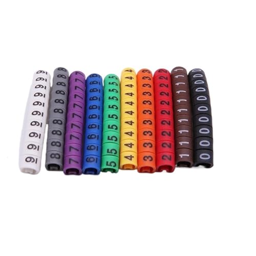 Marqueur de câble EC-1 en PVC isolant premium pour un repérage parfait