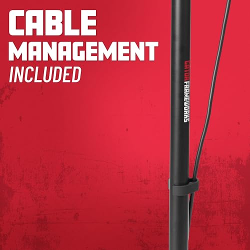 Image of Gator Frameworks Microphone Stand with 12 inch Weighted Base and Deluxe Soft Grip Squeeze Height Adjustment (GFW-MIC-1201)