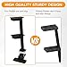 Heavy Duty Boat Trailer Step, 2 Step Ladder Universal Fit for Trailer Tongue Access, 460 Lbs Load Capacity
