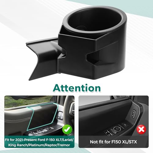 Portavasos para puerta Ford F-150 2021-2026 lado conductor miniatura 3