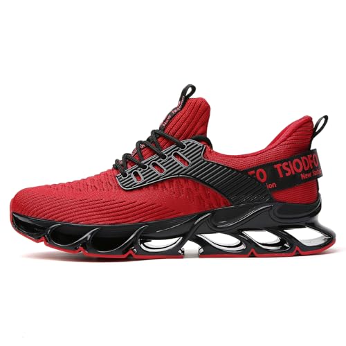 Image of TSIODFO Men Running Shoes Athletic Walking Sneakers