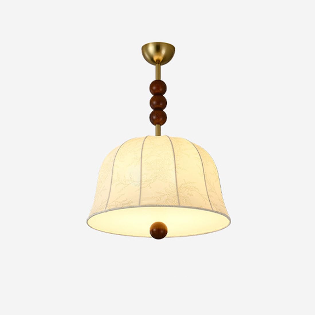 KXEcoLife French retro chandeliers, romantic fabric lamps, bedroom lights, living room study lights,B,40CM