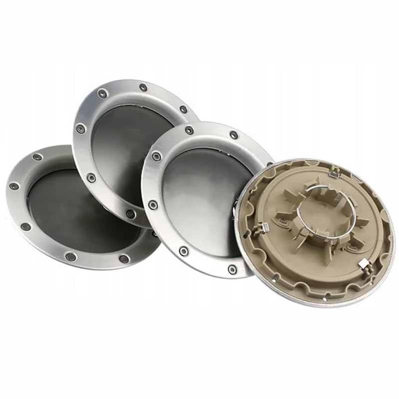 R-timer 4 pièces Cache Moyeux pour Audi TT MK1 1999-2006,Cache de Roue Centrale,Pneus Centres Accessoires,Bonne stabilité oe:8D0601165K,Black