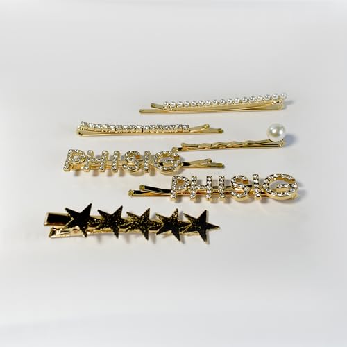 Sorority Pi Beta Phi - Pinzas para el cabello - 6 por pack miniatura 5