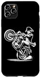 iPhone 11 Pro Max Napoleon Bonaparte Pulling a Wheelie on a Motorcycle Funny Case