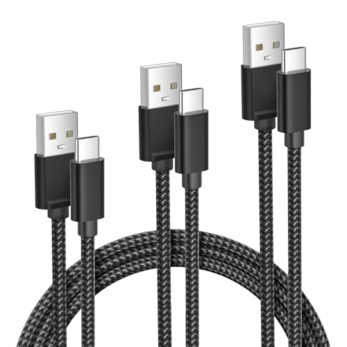 Elebase Cable Cargador iPhone 17 16 Pro Max 0.5/1/2/M,Cable CarPlay Carga Rápida USB A a Tipo C,Cargando Auto USBC para Apple 15 16e,AirPods 3,iPad Air 4 5 Mini 6,Samsung Galaxy S25,Z Flip Fold