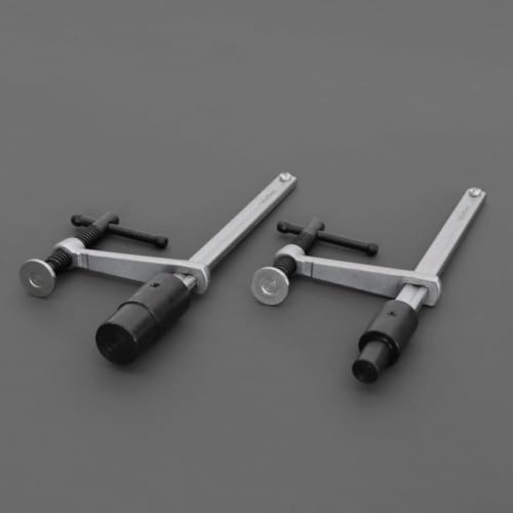 Morsetto regolabile per banco da lavoro in metallo con impugnatura, morsa da tavolo per apertura da 16 mm/28 mm, strumento di serraggio per officina di saldatura (16 mm)